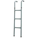 HOMCOM Trampoline Ladder 12/14ft Galvanized w/ Non-slip Mat |
