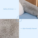 Kids Sofa Chair Children Plush Armchair Stuffed Cute Penguin Toy Support Seat Learning Baby Nest Sleeping Cushion Bed Soft Snuggle Furniture for Feeding Relaxing 59 x 50 x 59cm Grey Animal Cartoon 18-36 months
