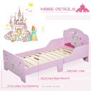 MDF Kids Castle Design Kids Single Bed Pink