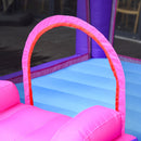 Outsunny Kids Bounce Castle House Inflatable Trampoline Slide 2 in 1 with Inflator for Kids Age 3-12