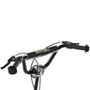 HOMCOM Youth Scooter Front and Rear Caliper Dual Brakes 12-Inch Inflatable Front Wheel Ride On Toy For Age 5+ Kick