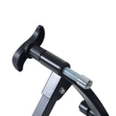 Foldable Indoor Bicycle Turbo Trainer Deluxe Fan Fly Wind Wheel-Black