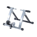 Indoor Bicycle Cyclone System Deluxe Fan Fly Wind Wheel W/ Foldable Turbo Trainer-Silver