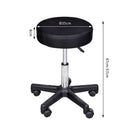HOMCOM Salon Spa Swivel Massage Stool Beauty Facial Gas Lift Manicure Adjustable Tattoo Chair Seat-Red/White/Black