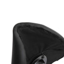 HOMCOM Salon Spa Swivel Saddle Stool Massage Beauty Therapy Gas Height Adjustable Chair - Black