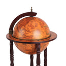 Globe Shaped Vintage Retro Style Drink Cabinet Mini Bar with Wheels