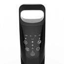 HOMCOM Oscillating Tower Fan with Remote Control, 7.5H Timer, 3 Speed, Quiet Cooling Fans, Electric Floor Standing Fan for Home Bedroom Office, 78.5cm, Black