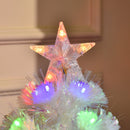 HOMCOM White  3ft Prelit Artificial Christmas Tree