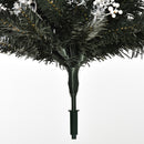 Dark Green 4ft Artificial Snow Dipped Christmas Tree Xmas Pencil Tree Holiday Home Indoor Decoration with Foldable Feet White Berries