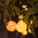 Outsunny 4-Pack Garden String Lights, Total 70ft 80 LED Globe Lights, Hanging Festoon Lights for Outdoor/Indoor, Party, Festival Docor wit Outdoor/Indoor