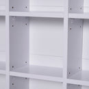 HOMCOM Shelves Rack Unit-White