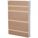 HOMCOM Shelves Rack Unit-White
