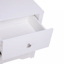 HOMCOM 53Wx42.5Dx59H cm Bedside Table-White |