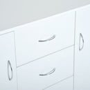 120Wx40Dx90H cm Drawer Cabinet-White