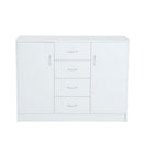 120Wx40Dx90H cm Drawer Cabinet-White