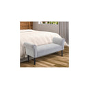 Bed End/Side Chaise Lounge Sofa - Grey