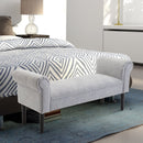 Bed End/Side Chaise Lounge Sofa - Grey
