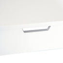Dressing Table Desk Flip-up Mirror Multi-Purpose Large Space 2 Drawers Modern - White