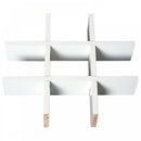 Dressing Table With Cushioned Stool-White