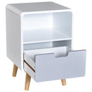 Bedside Table, 40Lx38Wx58H cm