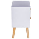 Nordic Style 2 Drawers Side Cabinet,55.5H cm