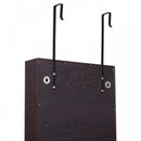 Mirror Jewellery Storage Cabinet w/LED Lights - Walnut