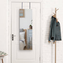 Mirror Jewellery Storage Cabinet w/LED Lights White