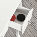 MDF 5-Drawer Dressing Table w/ Stool White