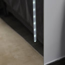 MDF LED Illuminated Glass Mirror Jewellery Cabinet White