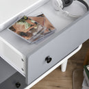 Modern Side Cabinet Home Organizer with 3 Storage Drawer Unit for Bedroom, Living Room Nordic w/