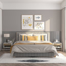 Bedside Table with Drawer and Shelf, Modern Nightstand, End Table for Bedroom, Living Room &