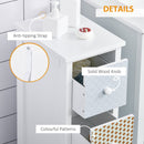 Chest of Drawers, 4 Drawer Dresser, Storage Organizer Toilet Tissue Cabinet for Bedroom, Bathroom Cabinet, Unit