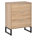Chest of Drawers, 3 Drawer Unit, Storage Cabinet Organizer with Steel Frame for Bedroom, Living Room Unit