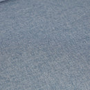Faux Suede 5-Position Futon Single Sofa Bed Blue