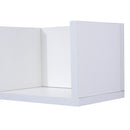 Multi-Media Wooden Shelf-White |