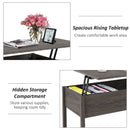 Particle Board Lift-Top Coffee Table Grey