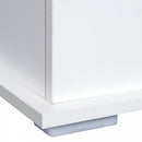 Wooden Storage Box Clothes Toy Chest Bench Seat Ottoman Bedding Blanket Trunk Container with Lid - White
