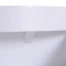 Round Coffee Table, 38w x 45H cm-White