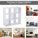 Wooden 9 Cube Storage Cabinet Unit 3 Tier Shelves Organiser Display Rack Living Room Bedroom Furniture - White