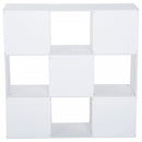 Display Cabinet, 9 Cubes 3-Tier, Particle Board-White