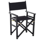 Wooden Director's Folding Chair,56L-Black