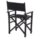 Wooden Director's Folding Chair,56L-Black