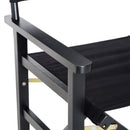Wooden Director's Folding Chair,56L-Black