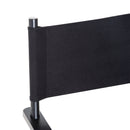 Wooden Director's Folding Chair,56L-Black