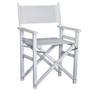 Wooden Director's Folding Chair,56L-White