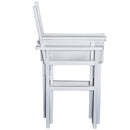 Wooden Director's Folding Chair,56L-White