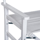 Wooden Director's Folding Chair,56L-White