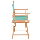Wooden Director's Folding Chair-Green/Natural Wood