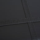 Piano Bench, PU Leather, 49H cm-Black