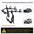 Outsunny 2 Bicycles Car Carrier Rack-Black